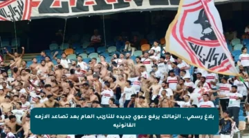 بلاغ رسمي.. الزمالك يرفع دعوى جديدة للنائب العام بعد تصاعد الأزمة القانونية